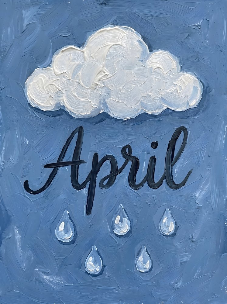 4月の雨雲 作： 