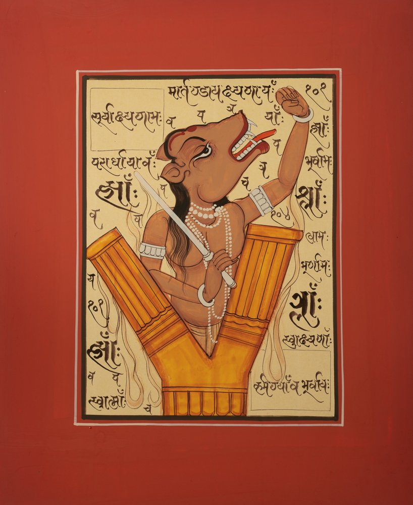 古代のタントラにおける猪の女神 作： 