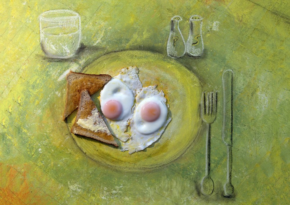 サニーサイドアップの朝食 作： 