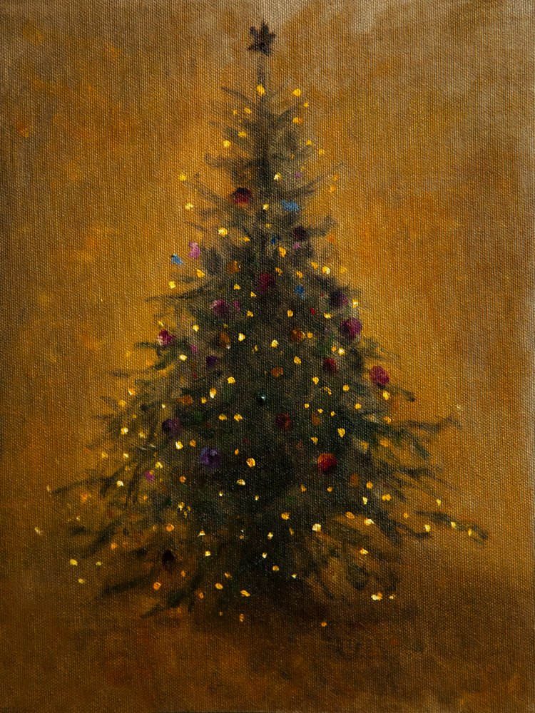 きらめくクリスマスツリー 作： 