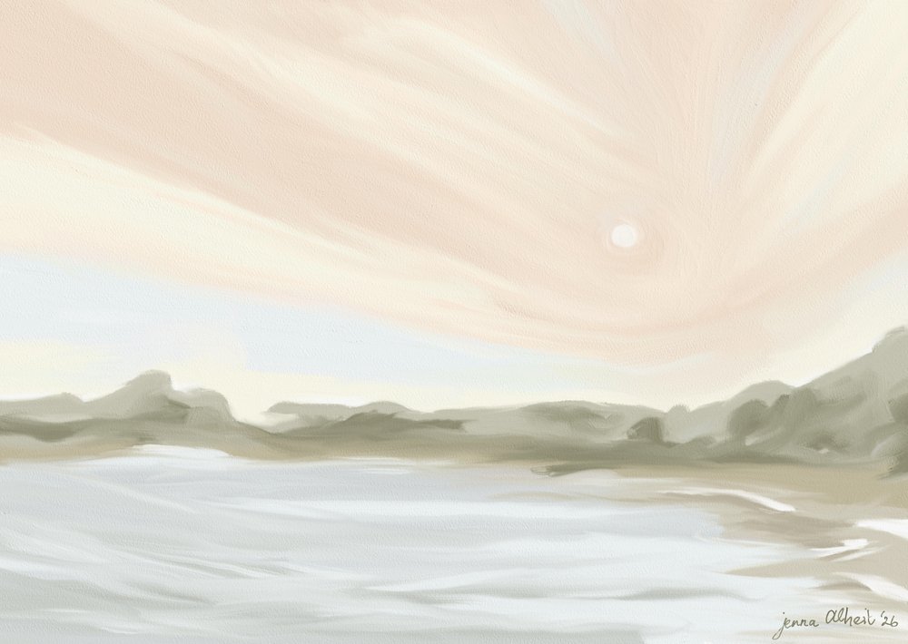 穏やかな地平線の輝き 作： 