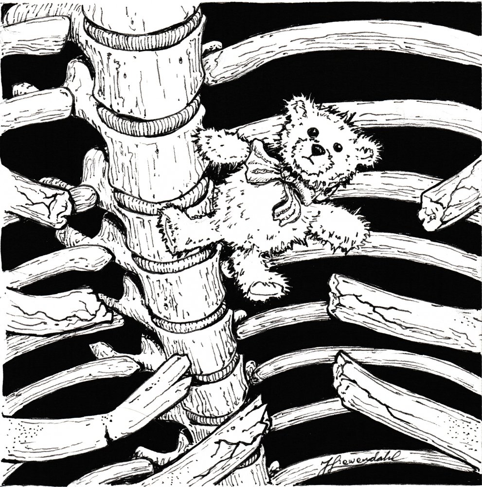 骸骨のテディベア 作： 