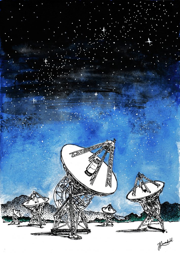 星空観察用望遠鏡 作： 