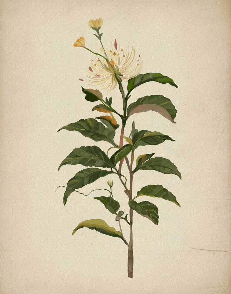 優雅な植物の花 作： 