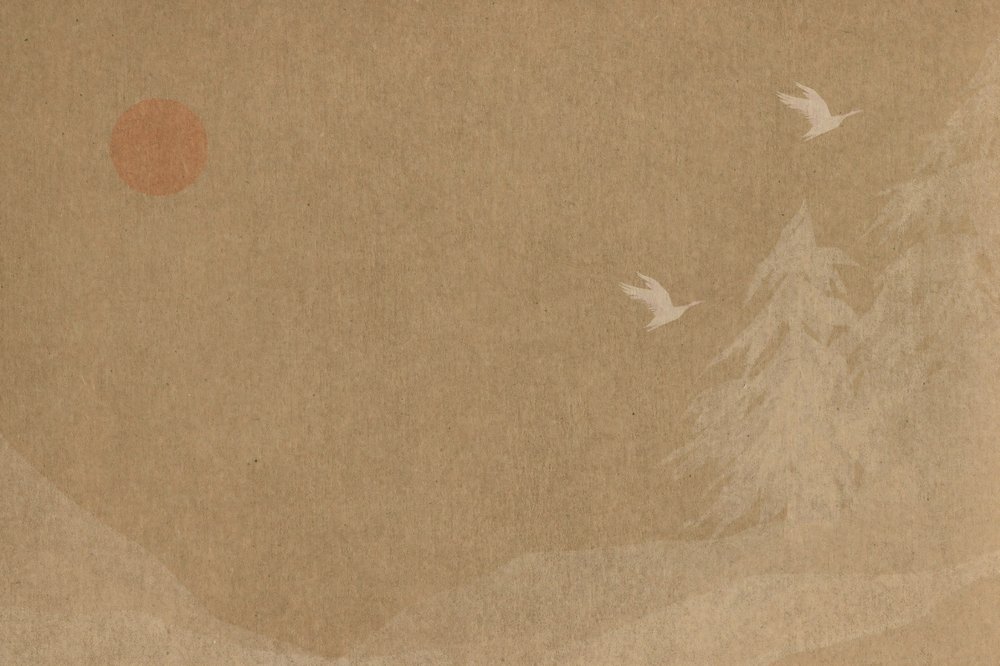 飛ぶ鳥、冬の太陽 作： 