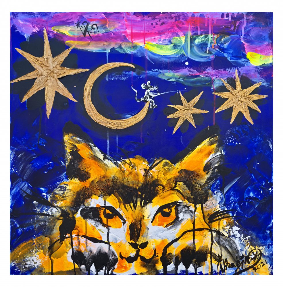 猫の宇宙の夜 作： 