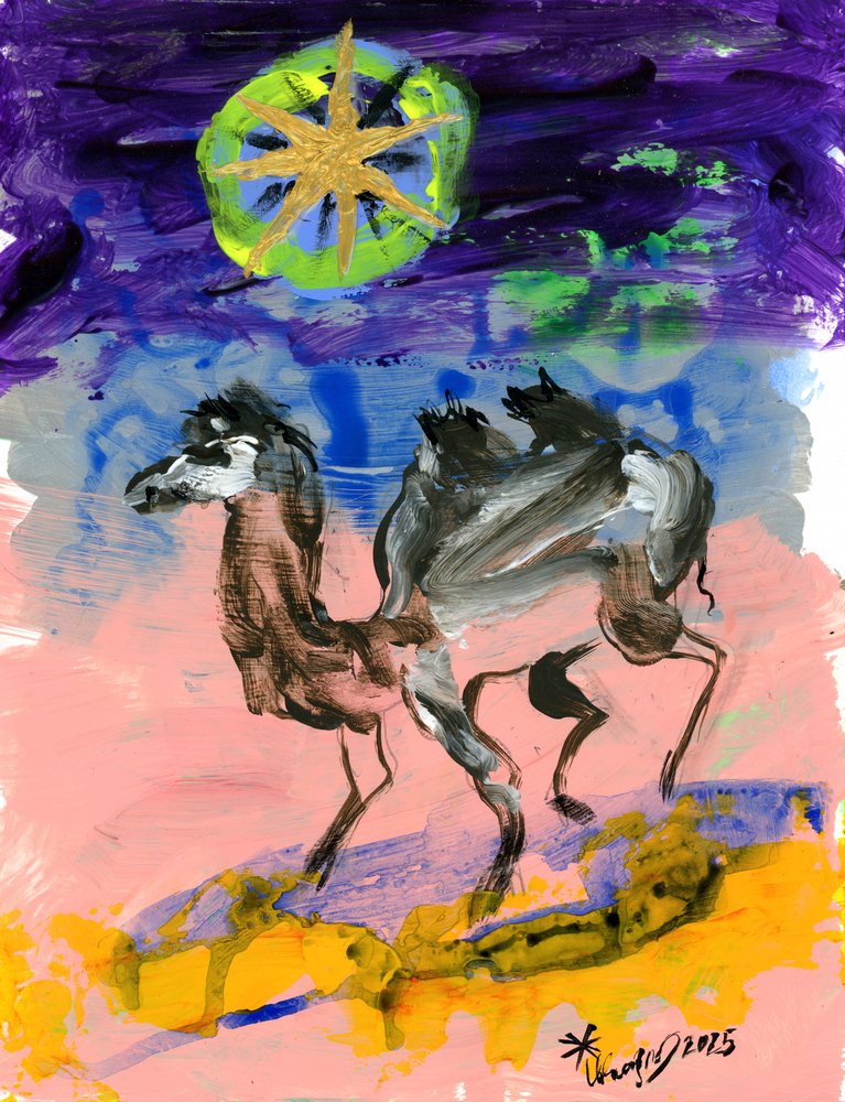  作： 