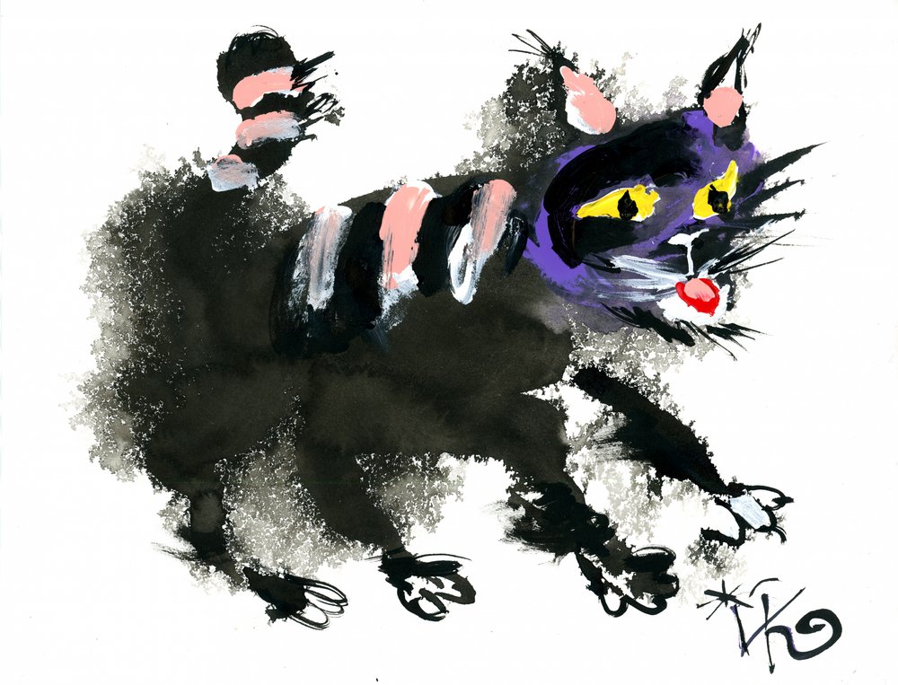  作： 
