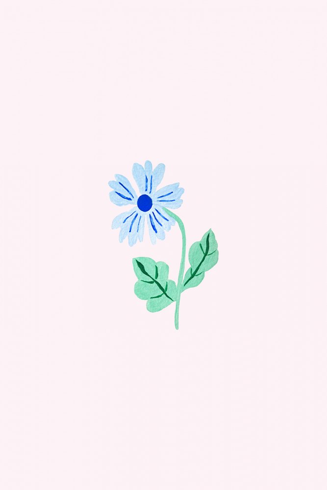 可憐な青い花 作： 