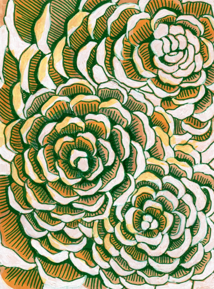 土の香りのする花の層 作： 