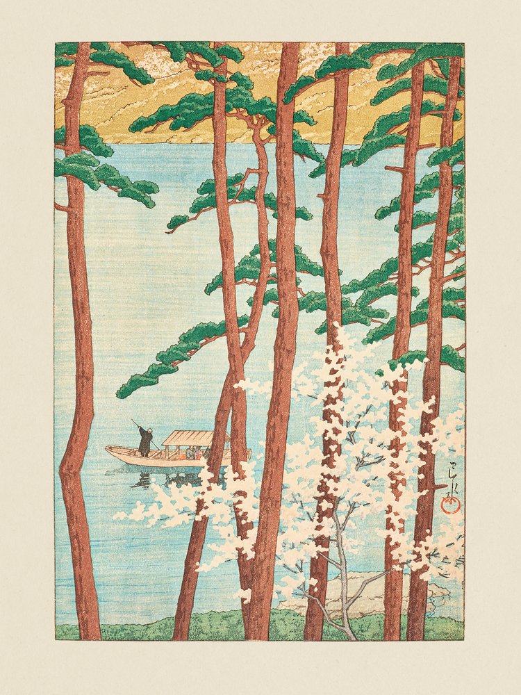 『春の嵐山』（1934年） 作： 