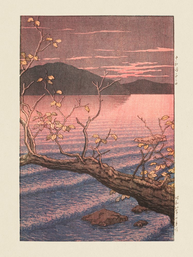 野口トワダ（青森県十和田湖）（1932年） 作： 