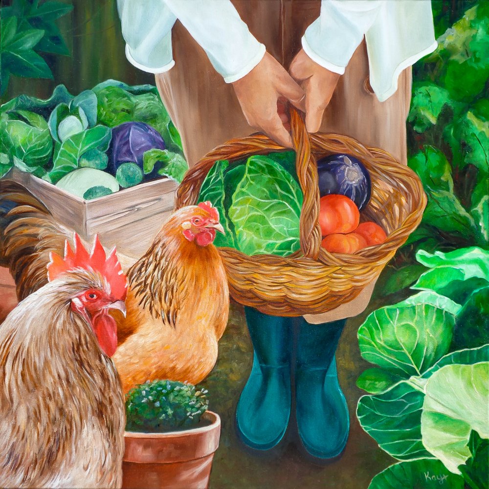 採れたての野菜 作： 