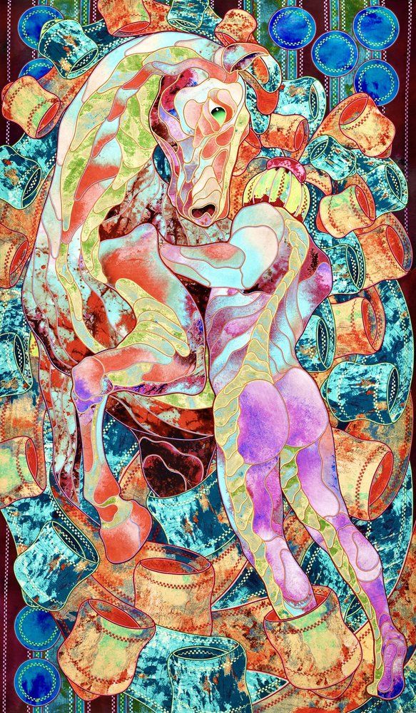  作： 