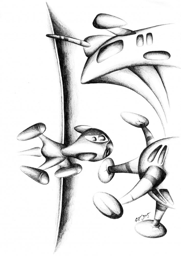  作： 