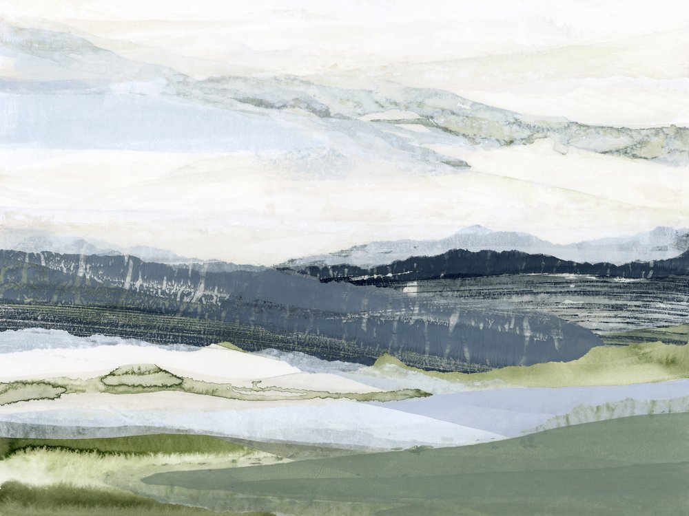 静謐な抽象風景 作： 