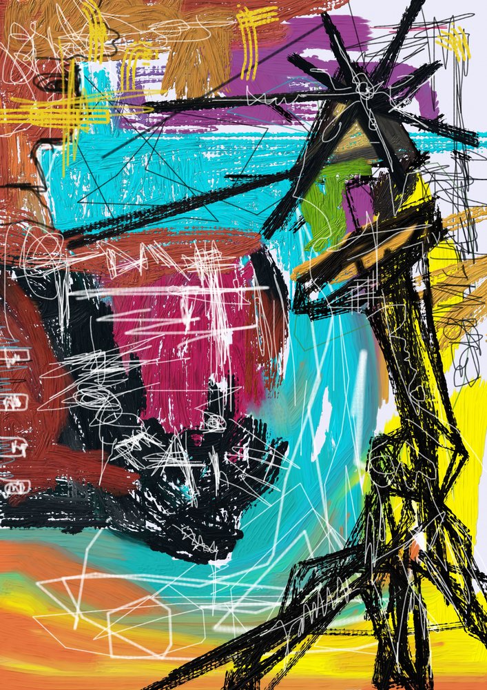  作： 