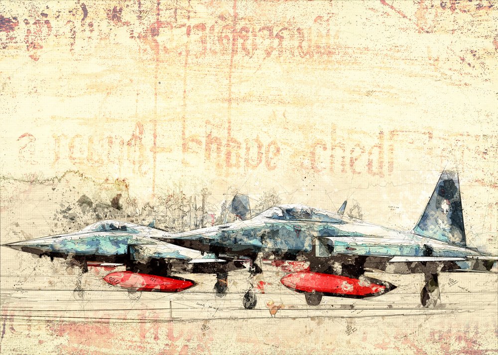 ヴィンテージの戦闘機 作： 