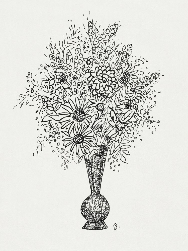 花瓶（1891年頃～1941年頃） レオ・ゲステルによる高解像度画。 作： レオ・ゲステル
