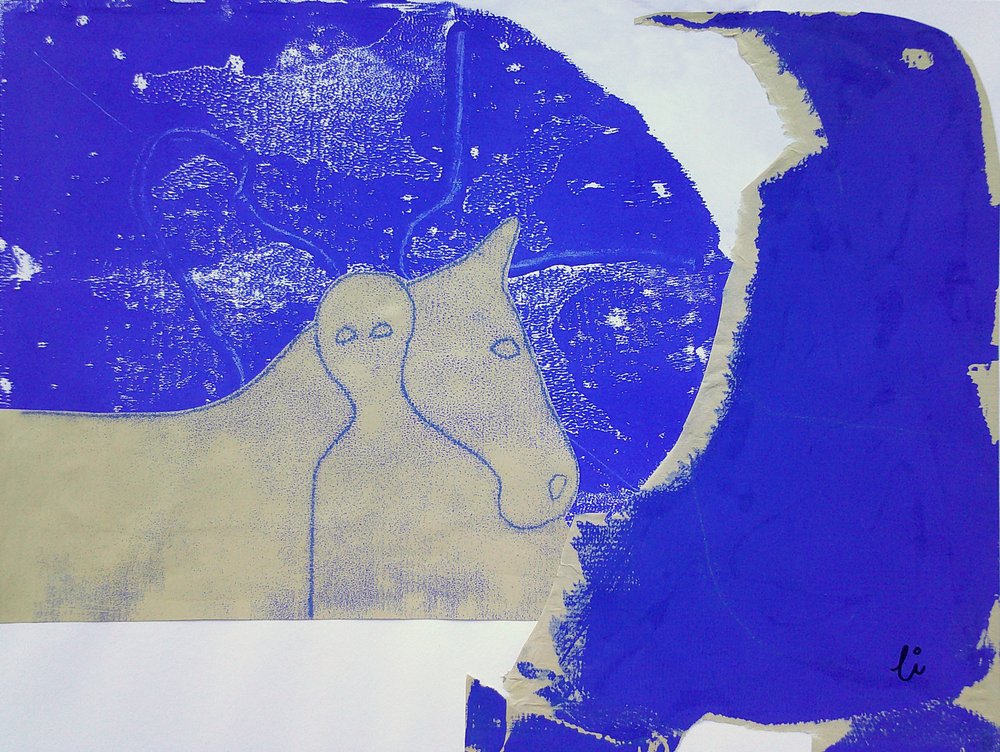  作： 