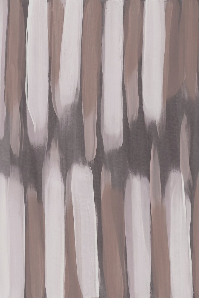ニュートラルな筆致の抽象画 作： 