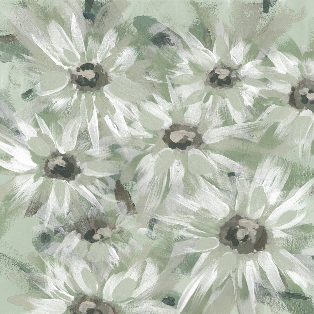 柔らかなセージ色の花 作： 
