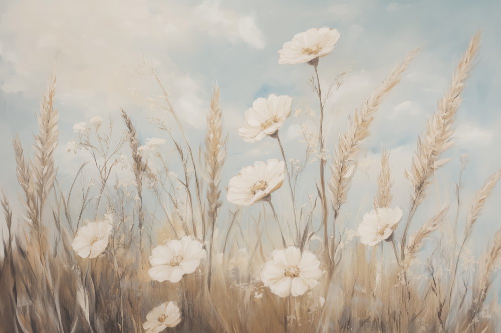 穏やかな野の花 作： 