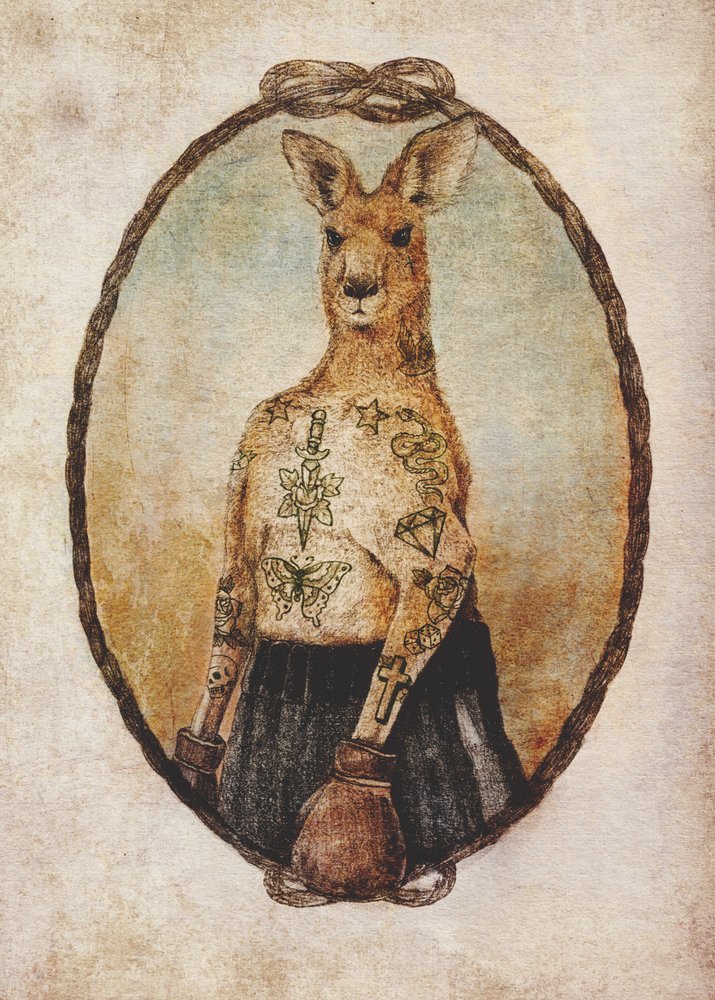  作： 