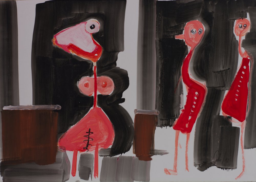  作： 