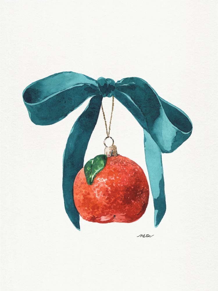 祝祭的なみかん色の装飾品 作： 
