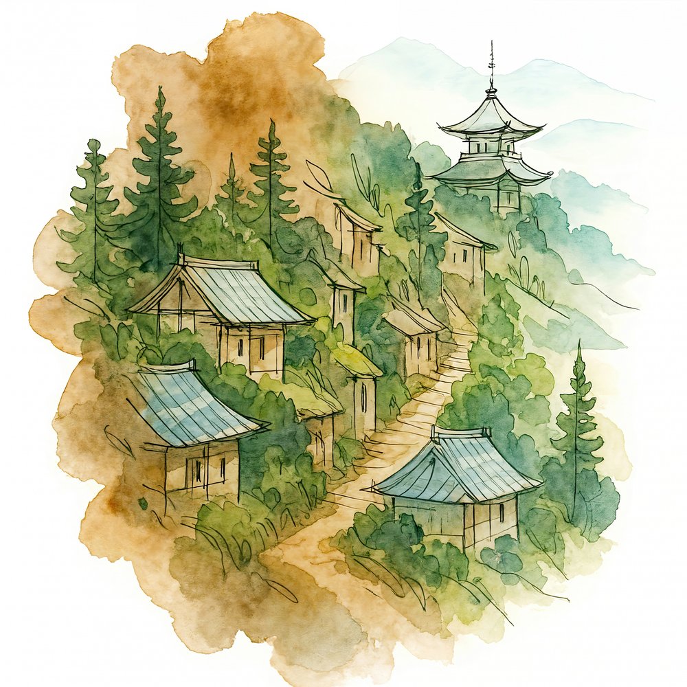 日本の山村 作： 