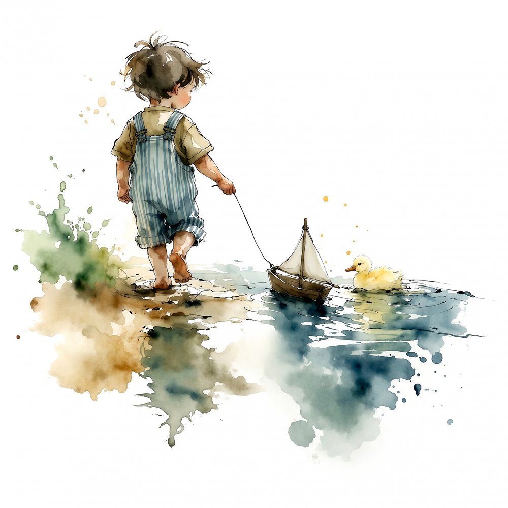 あひるの子の遊び 作： 