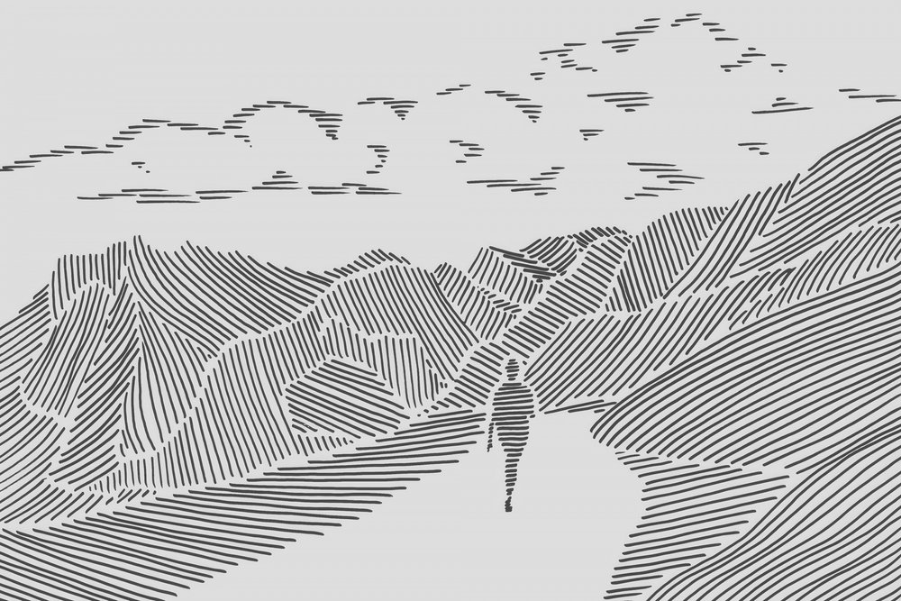ミニマルな山道 作： 
