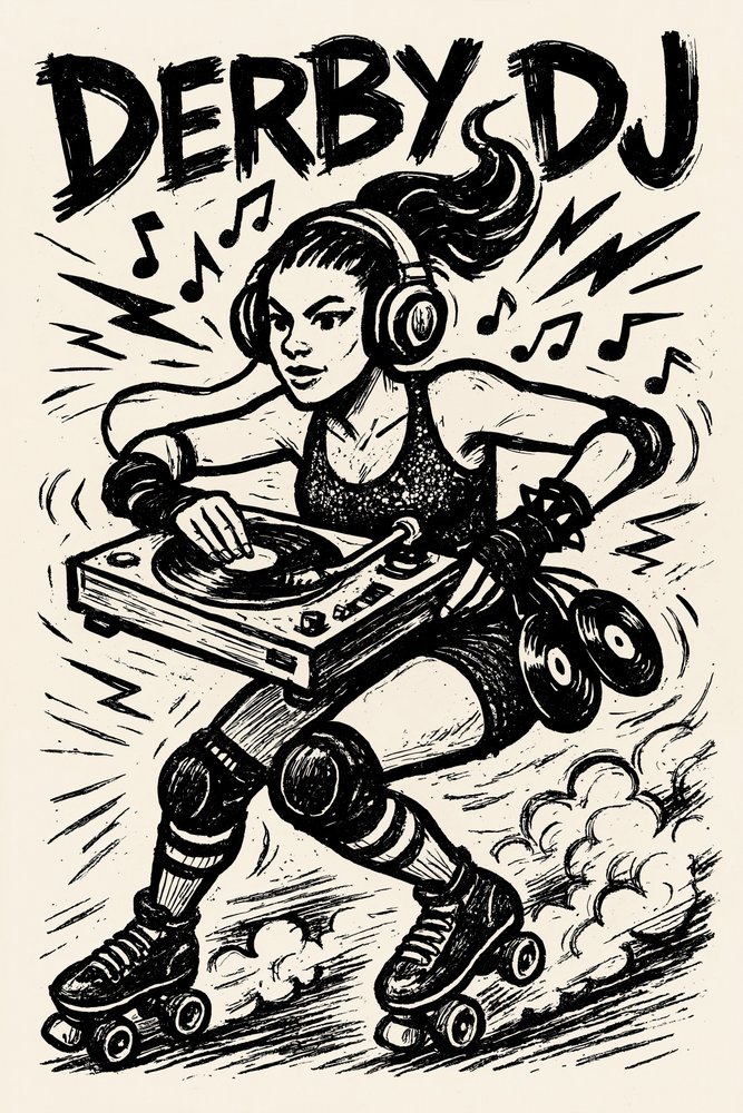 ローラーダービーDJ 作： 