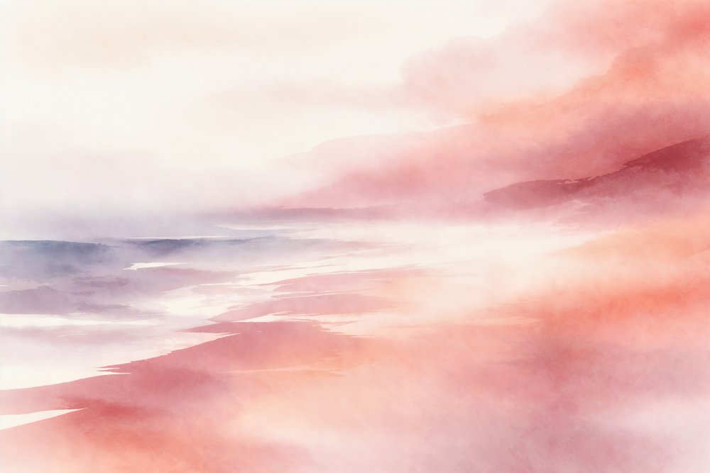 静謐な霧の風景 作： 