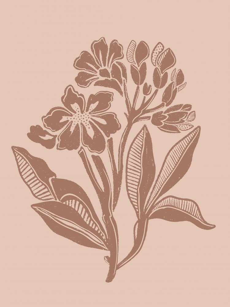 素朴で植物的な花々 作： 