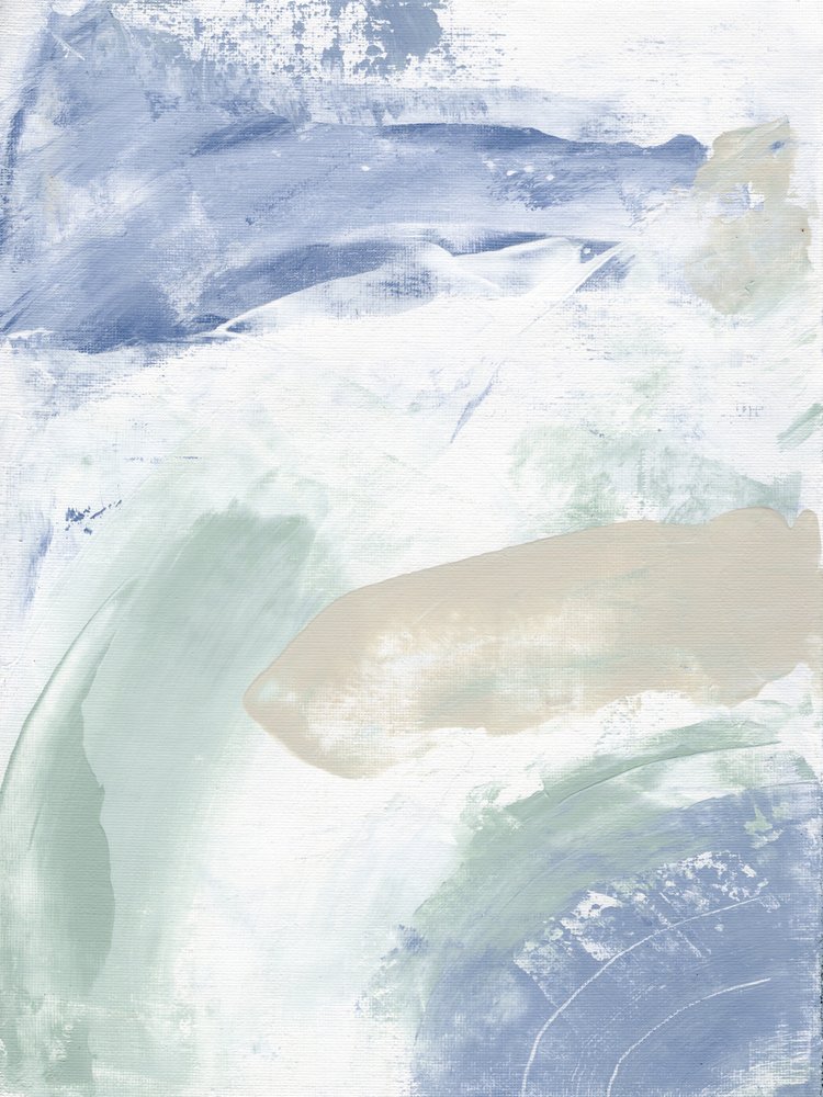 穏やかな海岸の抽象画 作： 