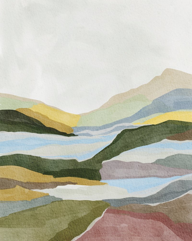 静謐な重層的な風景 作： 