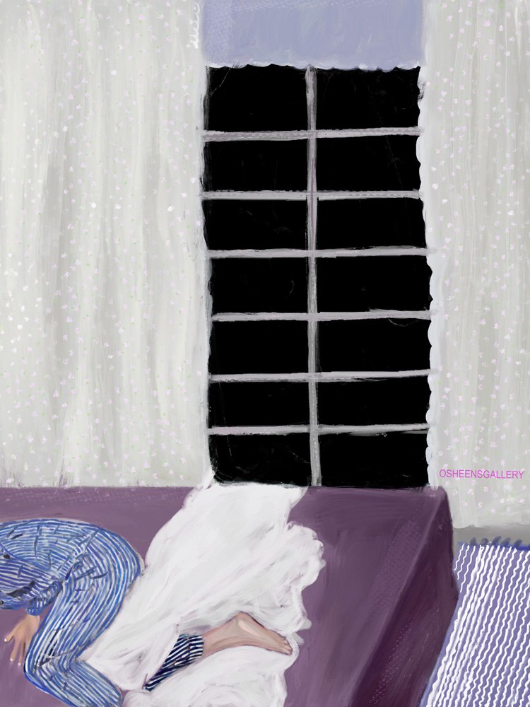 窓辺の穏やかな眠り 作： 