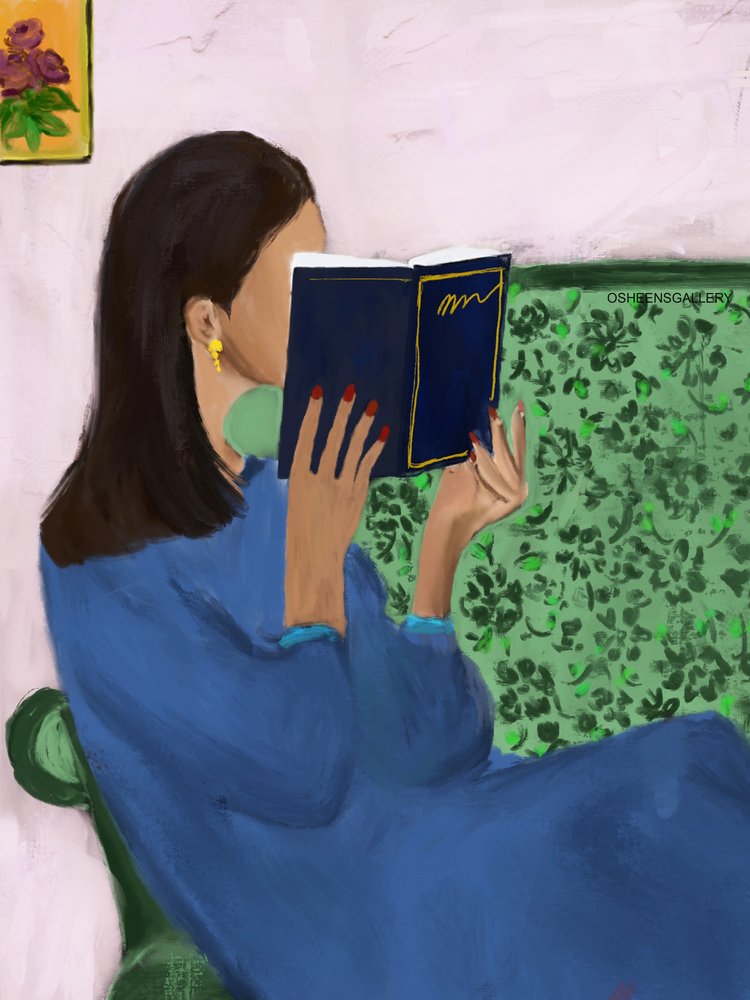 静かな読書のひととき 作： 
