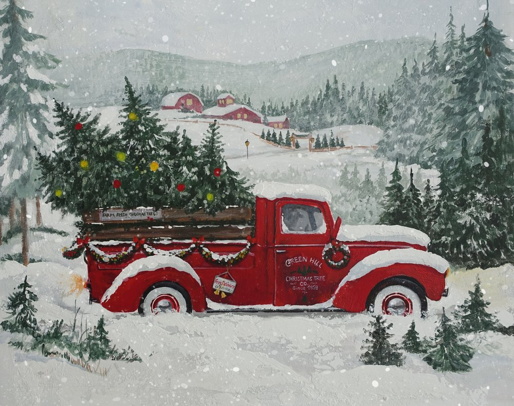 赤いトラックのクリスマス・スノー 作： 