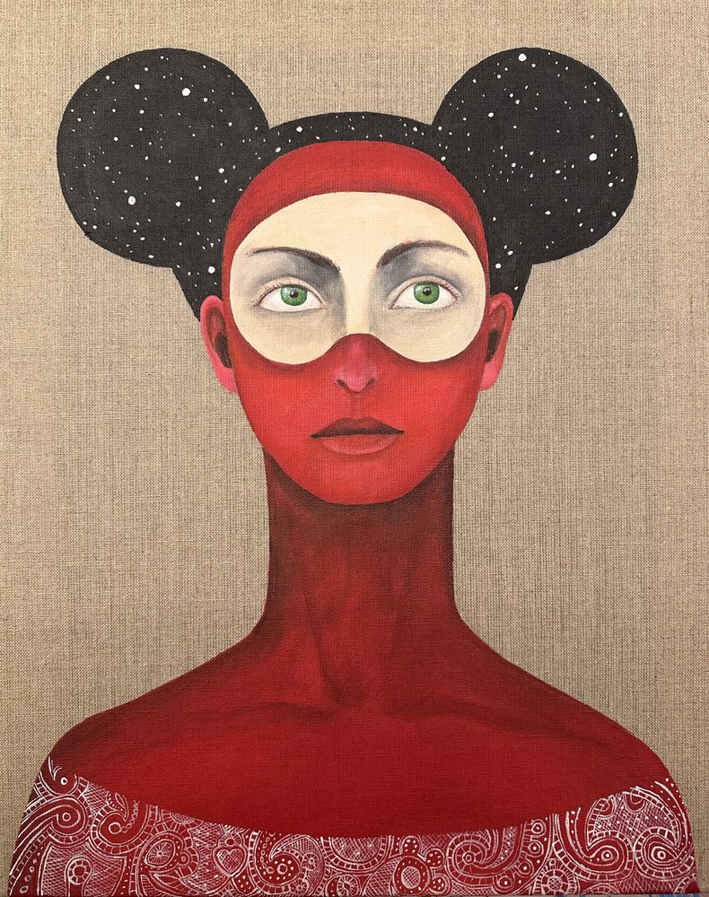 宇宙の仮面の女 作： 