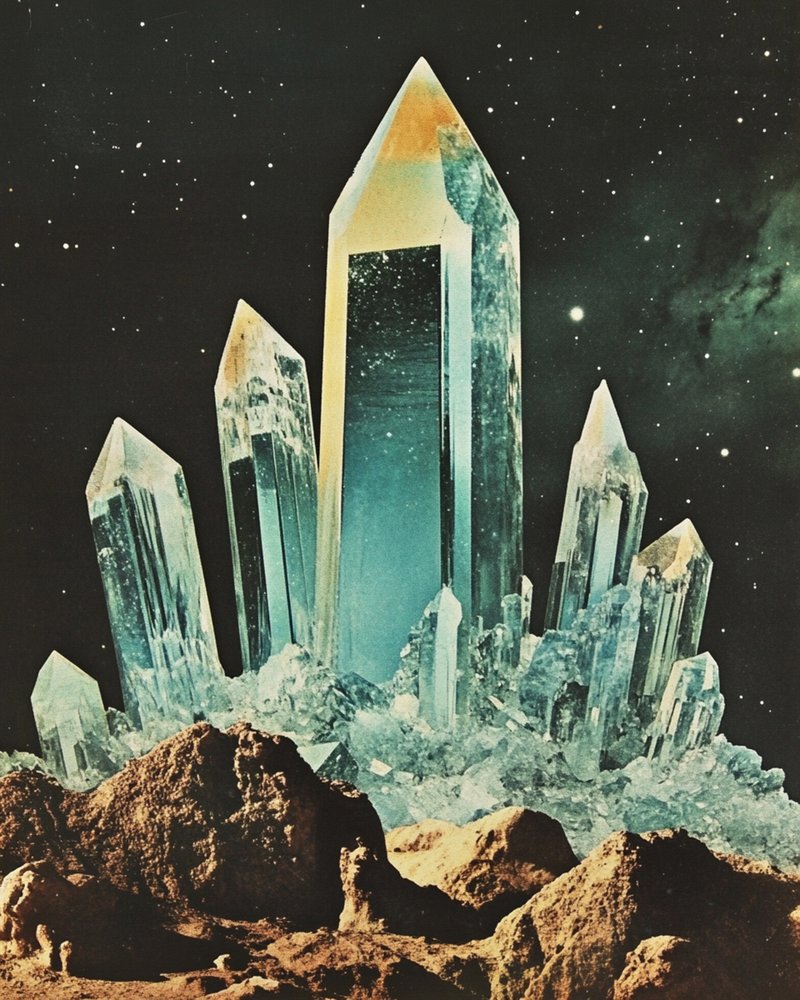 宇宙の結晶の風景 作： 
