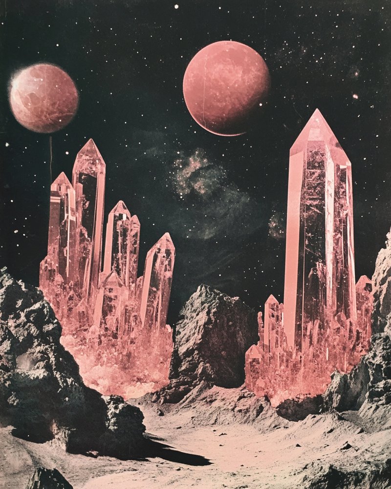 宇宙の結晶の風景 作： 