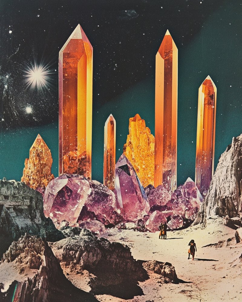 宇宙の結晶の風景 作： 