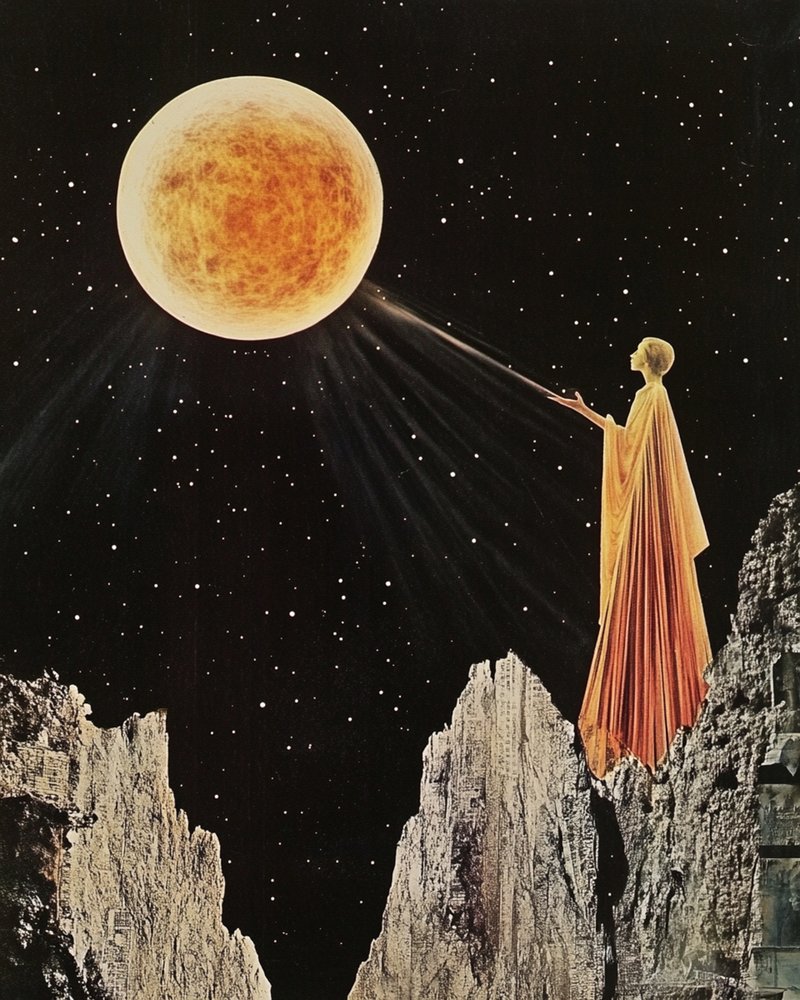 宇宙の月のもとにある姿 作： 