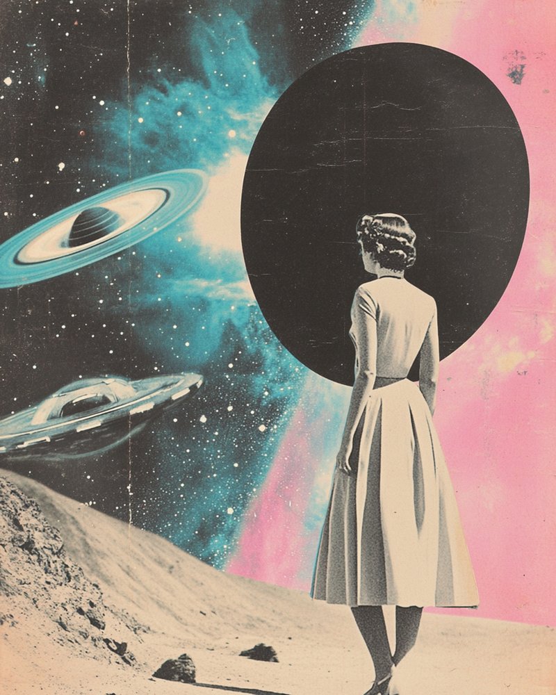 宇宙の夢の中の女性 作： 