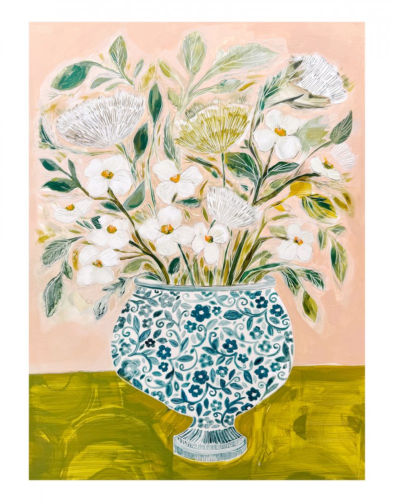 11×14 ほのかに赤らむ花々 作： 