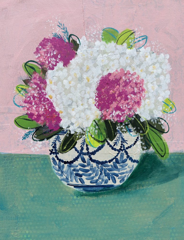 明るい植物画の静物 作： 