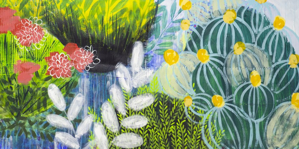 鮮やかな植物園 作： 